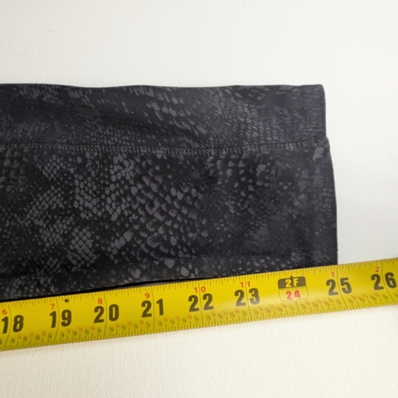 Danskin Women's High Rise Leggings Size L Color Black Gray - Picture 5 of 6